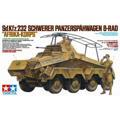 TAMIYA 35297 Sd.Kfz.232 Schwerer Panzerspähwagen 8-Rad "Afrika-Korps"