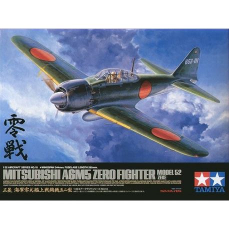 Tamiya 60318 Mitsubishi A6M5 Zero Fighter Model52 (Zeke)