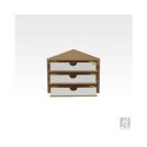 HobbyZone cassettiera ad angolo con 3 cassetti. Dimensioni cm 15x15x15