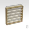 HobbyZone scaffale PICCOLO da parete per boccette di colore diametro 26mm. Dimensioni cm 30x30x5