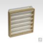 HobbyZone scaffale PICCOLO da parete per boccette di colore diametro 26mm. Dimensioni cm 30x30x5