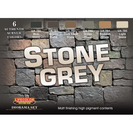 Life Color Stone Grey DIORAMA SET