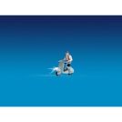 NOCH 17511 MOTOCICLISTA SU VESPA CON FARO ILLUMINATO