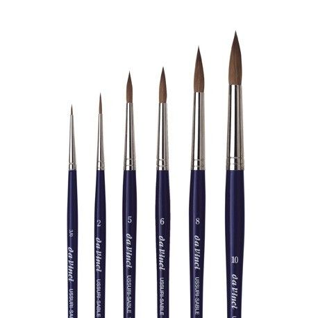 DA VINCI PENNELLO MARTORA "0" USSURI-SABLE SERIE 1522