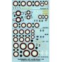 TAURO MODEL 48538 INSEGNE AERON. COBELL. PER SPITFIRE - P 39 - Mc 200, 202, 205 - SM 79