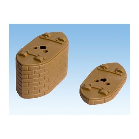 NOCH 21410 CONFEZIONE DI PILONI PER PONTI/RAMPE ALTEZZA 5MM