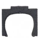 NOCH 60020 PORTALE DI GALLERIA HO A 2 BINARI 15.5 X 12.5 CM