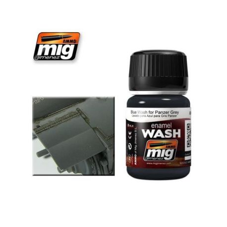 AMMO OF MIG: blue wash for panzer grey