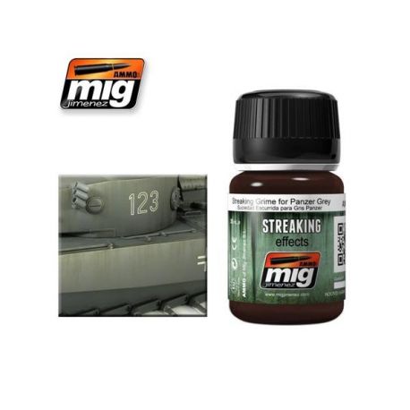 AMMO OF MIG: Streakim grime for Panzer Grey