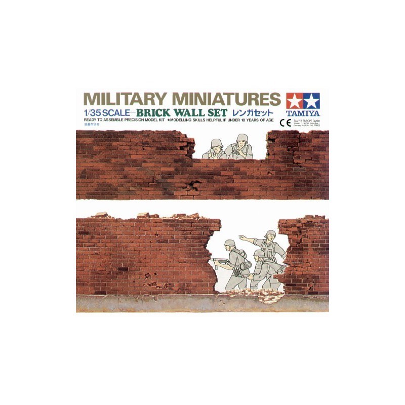 Set de murs de briques - TAMIYA 35028 - 1/35