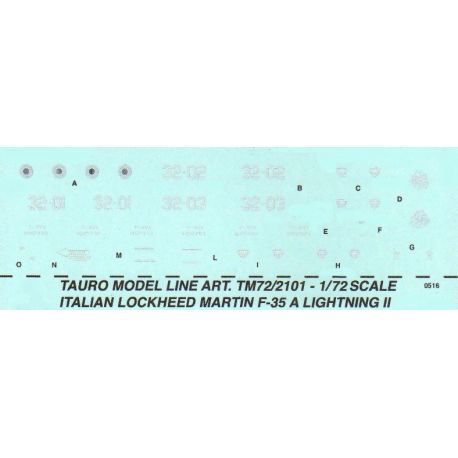 TAURO MODEL 722101 LOCKHEED-MARTIN F-35 LIGHTNING II - 32° STORMO