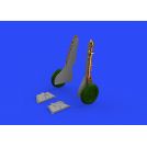 BRASSIN 648379 Fw 190A-2 undercarriage legs BRONZE 1/48