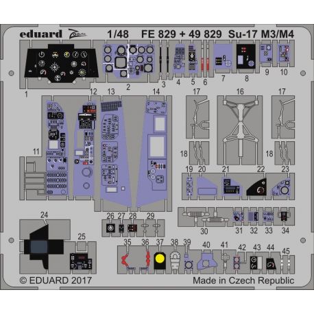 Eduard FE829 zoom set Su-17 M3/M4 KITTY HAWK
