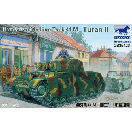 Bronco Models 35123 Bronco Models: 1/35; Hungarian Medium Tank 41.M Turan II
