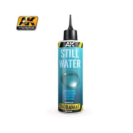 AK INTERACTIVE 8008 resina mono componente per effetto acqua - 250ml (Acrilico)