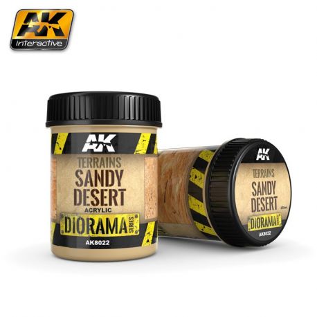AK INTERACTIVE 8022 TERRAINS SANDY DESERT 250ML