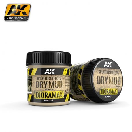 AK INTERACTIVE 8027 SPLATTER EFFECTS DRY MUD 100ML