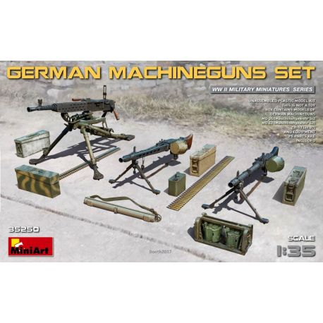 Miniart 35250 GERMAN MACHINEGUNS SET