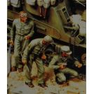 Verlinden 2800 US Mechanics Set Repairing Tank WWII (w/Decal) (3 Figures)