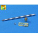 ABER 35 L-186 U.S. 76 mm M1A2 barrel with muzzle brake for Sherman M4A3E8 tank