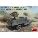 MINIART 35186 SOVIET 1,5 t. TRUCK w/ M-4 Maxim AA Machine Gun