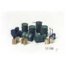TAMIYA 35186 GERMAN FUEL DRUM SET