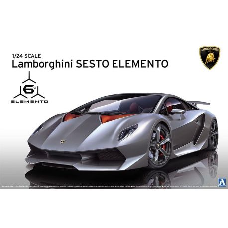 AOSHIMA 06221 Lamborghini Sesto Elemento 1/24