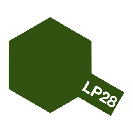 TAMIYA LP-28 FLAT OLIVE DRAB 82128 verde militare opaco