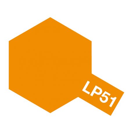 TAMIYA LP-51 GLOSS PURE ORANGE 82151 arancione puro lucido