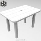 HD Models Resin rectangular table 1/35