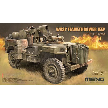 MENG MODEL VS012 WASP Flamethrower Jeep 1/35