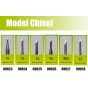 Master Tools 09927 Model Chisel R2- 3mm