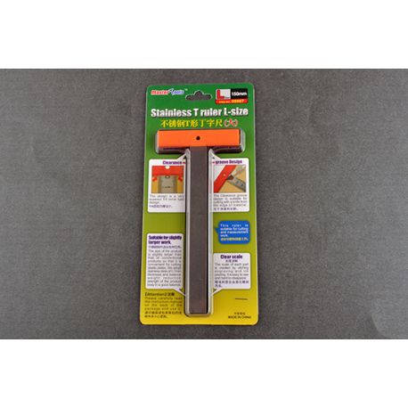MASTER TOOLS 09977 Stainless T Ruler S-size