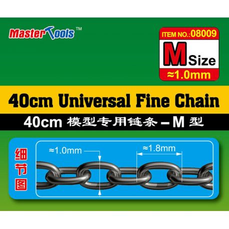 MASTER TOOLS 08009 Catenella in metallo 1mm