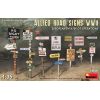 MINIART 35608 ALLIED ROAD SIGNS WWII. EUROPEAN THEATRE OF OPERATIONS 1/35