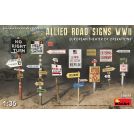 MINIART 35608 ALLIED ROAD SIGNS WWII. EUROPEAN THEATRE OF OPERATIONS 1/35