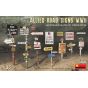 MINIART 35608 ALLIED ROAD SIGNS WWII. EUROPEAN THEATRE OF OPERATIONS 1/35