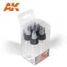 AK INTERACTIVE 9046- Boccette vuote con dosatore 30ml- 4PZ
