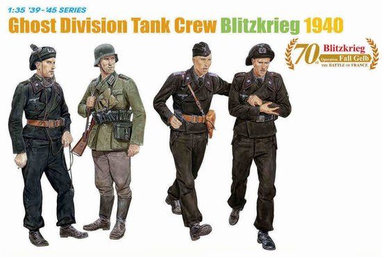 DRAGON 1/6 WWⅡ BLITZKRIEG 1940 Paul 未開封品 DRAGON 6054 Ghost Division Tank Crew Blitzkrieg 1940