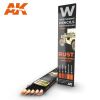 AK INTERACTIVE Set matite acquerellabili RUST & STREAKING (5pz)