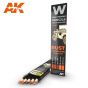 AK INTERACTIVE Set matite acquerellabili RUST & STREAKING (5pz)