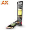 AK INTERACTIVE WEATHERING PENCILS CHIPPING AND AGING SET