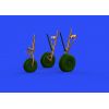 BRASSIN 648521 P-38F/ G undercarriage legs BRONZE 1/48