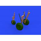 BRASSIN 648521 P-38F/ G undercarriage legs BRONZE 1/48