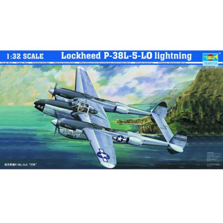 TRUMPETER 02227 Lockheed P-38L-5-LO lightning 1/32