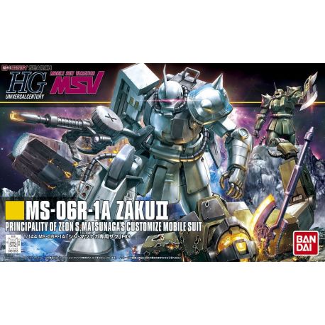 BANDAI HGUC ZAKU II MS-06R SHIN MATSUNAGA 2206920