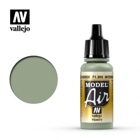 VALLEJO MODEL AIR Interior Grey Green 71305