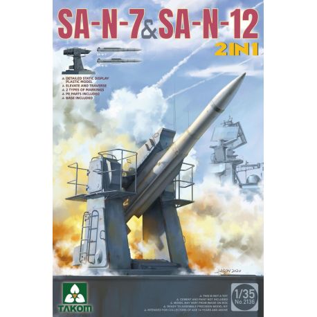 TAKOM 2136 Russian Navy SA-N-7 'Gadlfy' & SA-N-12 'Grizzly' SAM