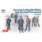 ICM 48082 WWII Luftwaffe Pilots and Ground Personnel 39-45