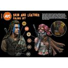 AK INTERACTIVE 3rd Generation- SKIN AND LEATHER COLORS SET